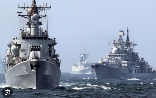 Chinese Navy Ships Spotted by Philippines Raise Tensions in South China Sea