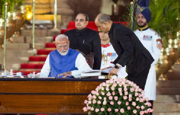 Modi Secures Historic Third Term with Coalition Support but this time the BJP fell short of an outright majority